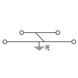 Клемма с заземлением ZDK 2.5PE