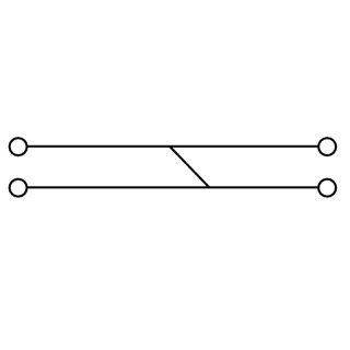 Проходная клемма ZDUB 2.5-2/4AN/RC