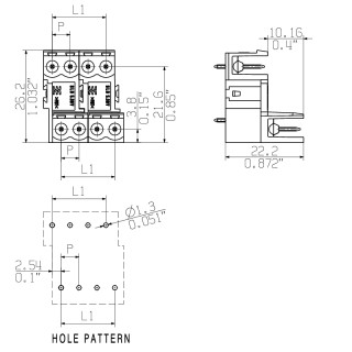 Штекерный соединитель печат SLD 5.08V/04/180 3.2SN OR BX