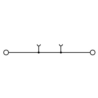 Проходная клемма ZDU 1.5 BL