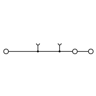 Проходная клемма ZDU 1.5/3AN BL