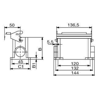 Корпус HDC 64D SLU 2M25G