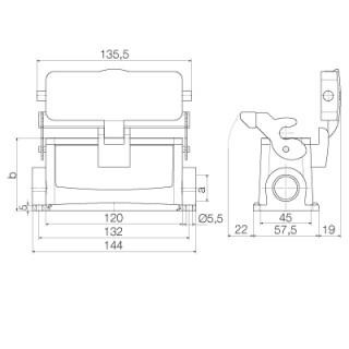 Корпус HDC 64D SDLU 2M25G