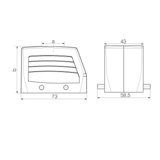 Корпус HDC 24D TOBU 1M25G