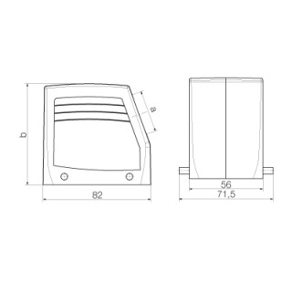 Корпус HDC 32A TSBU 1M25G