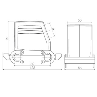 Корпус HDC 32A TSBO 1M32G