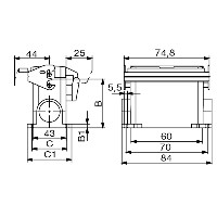 Корпус HDC 06B SDLU 2M25G