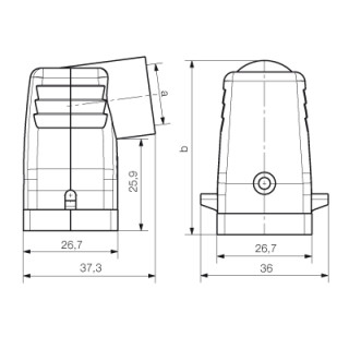 Корпус HDC 07A TWLU 1M20G