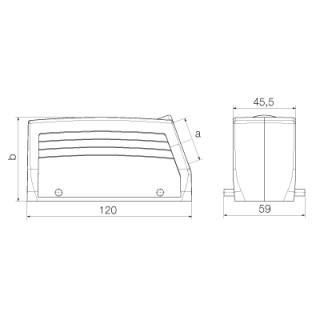 Корпус HDC 64D TSBU 1M40G