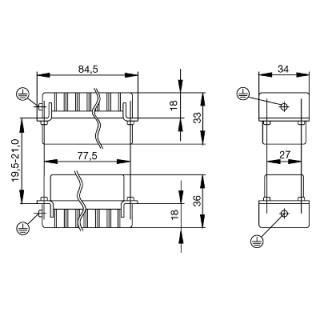 Промышленный разъём HDC HEE 32 MC