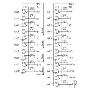 Passive Sensor-Actuator-Int SAI-4-F 3P M8 L 10M