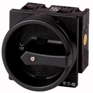 Главный выключатель , специальная конструкция, 3-х контактных модулей , Ie = 25A , черная ручка , 0-1, переднее крепление
