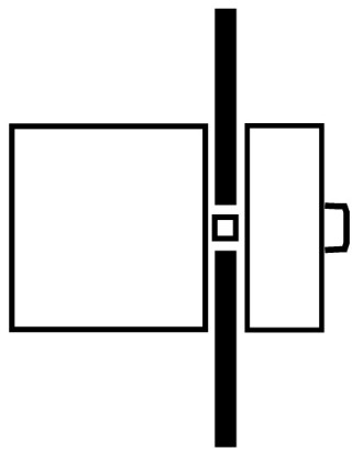 Главный выключатель , специальная конструкция, 2 контактных модулей, т. = 63 , черная ручка , 0-1, переднее крепление