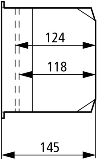 Изолированный корпус, ДхШхВ = 181x100x145 мм , DILE + адаптер ZE