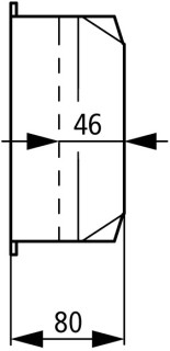 Изолированный корпус, ДхШхВ = 181x100x100  + фрагмент 45мм