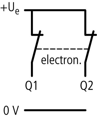 Концевой выключатель с электронным модулем , 2 НЗ
