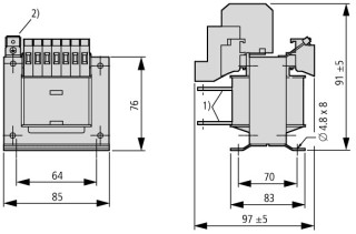 Однофазный трансформатор , 160 ВА , 400 /230 В