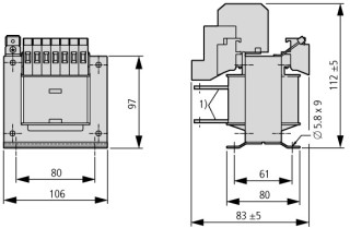 Однофазный трансформатор, 200 ВА, конфигурируемый