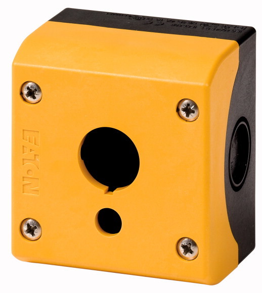 M22-IY1-XPV60 Кнопочный пост, желтый корпус, аварийная кнопка