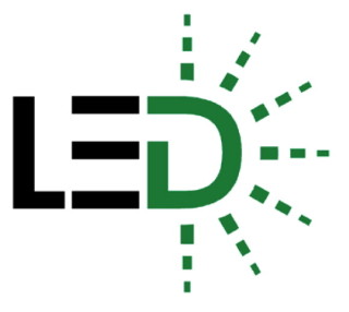 LED элемент плоский, зеленый