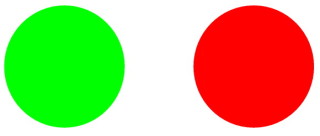 LED элемент плоский, многоцветный, красный-зеленый