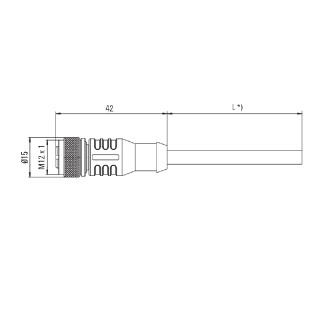 Круглые соед. разъемы|Прово SAIL-M12BG-8-1.0U