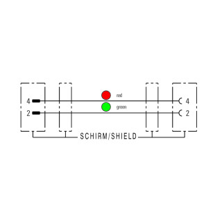 Круглые соед. разъемы|Прово SAIL-M12GM12G-PB-0.25D