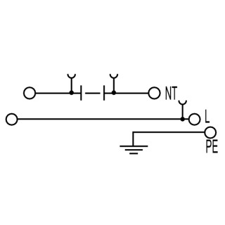 Клемма с заземлением PDL 4/NT/L/PE