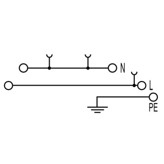 Распределительная клемма PDL 4/N/L/PE