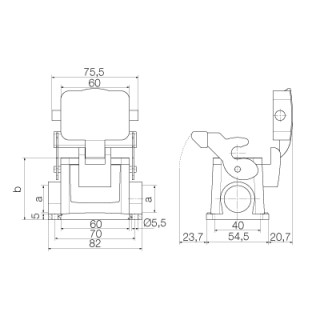 Корпус HDC 06B SDLU 1M25G