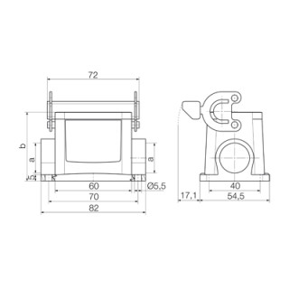 Корпус HDC 06B SLU 1M20G