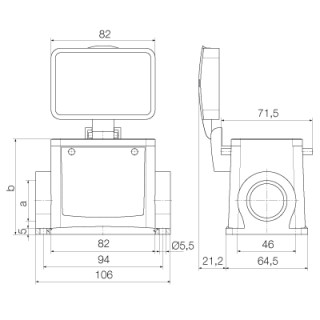 Корпус HDC 32A SDBO 1M32G