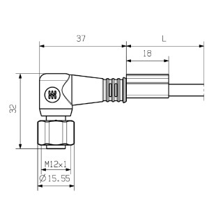 Круглые соед. разъемы|Прово SAIL-M12BW-VA-2/4-2.0U