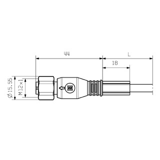 Круглые соед. разъемы|Прово SAIL-M12BG-VA-2/4-5.0U