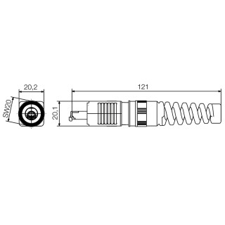 Модул. вил. соедин. IE-PS-V04P-RJ45-FH-BP