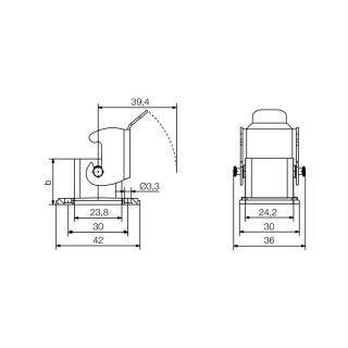 Корпус IE-BS-V05M-RJ45-FJ-P