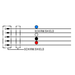 Шинный кабель SAIL-M12G-CD-0.1A