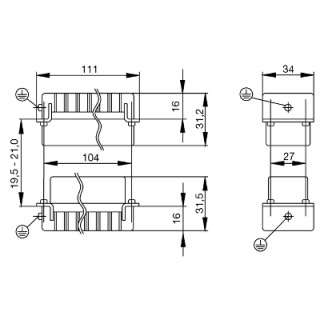 Промышленный разъём HDC HVE 10+2 MT CtH