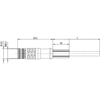 Шинный кабель SAIL-M8GM8G-4S-1.0U-SB