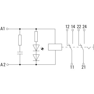 Реле безопасности RCIKIT 230VAC 2CO LD/PB/RC