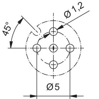 Гнездо произвольной сборки| SAIE-M12S-4-H5.5TL-PG9