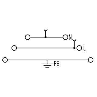 Клеммы PE A3T 2.5 N-FT-PE