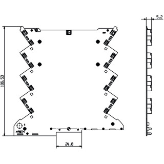 Корпуса для электроники CH20M6 BC 4P-4P BUS TGY 1912