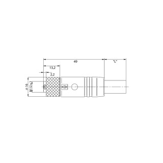 Круглые соед. разъемы|Прово SAIL-M12BG-K-3.0P