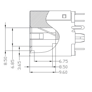Матрица USB RJ45M R1V 3.3N4Y/G TY