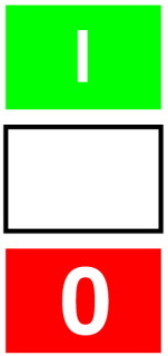 Двойная кнопа со встроенной подсветкой белой линзы в сборе, 1 Р + 1 З контакты, цвет зеленый/красный