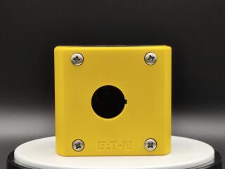 Корпус для поверхостного монтажа, для аварийной кнопки, цвет желтый