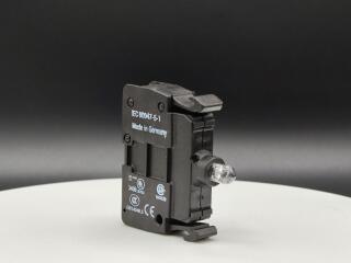 Светодиод с пружинным Зажимом 12-30В (АС), 8-15А, крепление спереди, цвет красный