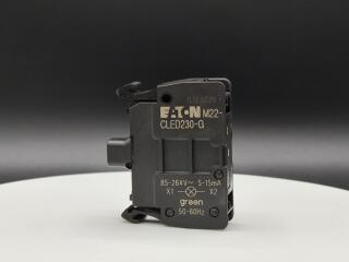 Светодиод с пружинным Зажимом 85-264В (АС), 5-15А, переднее крепление, цвет зеленый