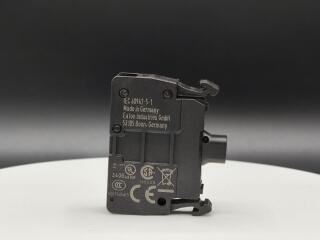 Светодиод с пружинным Зажимом 85-264В (АС), 5-15А, переднее крепление, цвет зеленый